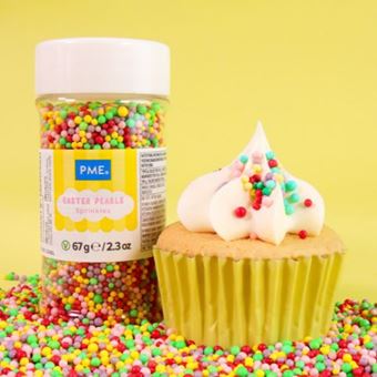 Picture of EASTER SPRINKLES MINI SUGAR PEARLS PASTEL 60G